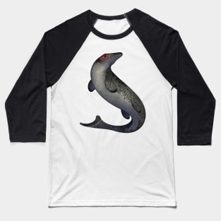 Cozy Mosasaurus Baseball T-Shirt